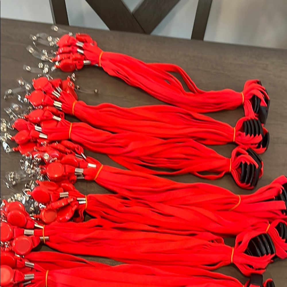 Vibrant Red Beaded Necklaces
